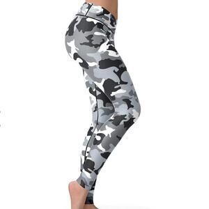 Tree Tribe High Waist Snow Camo Leggings Size XS